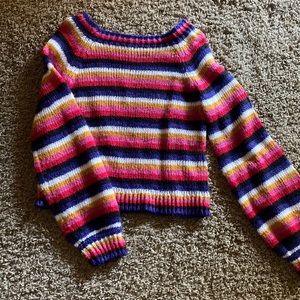 womens striped patterned sweater